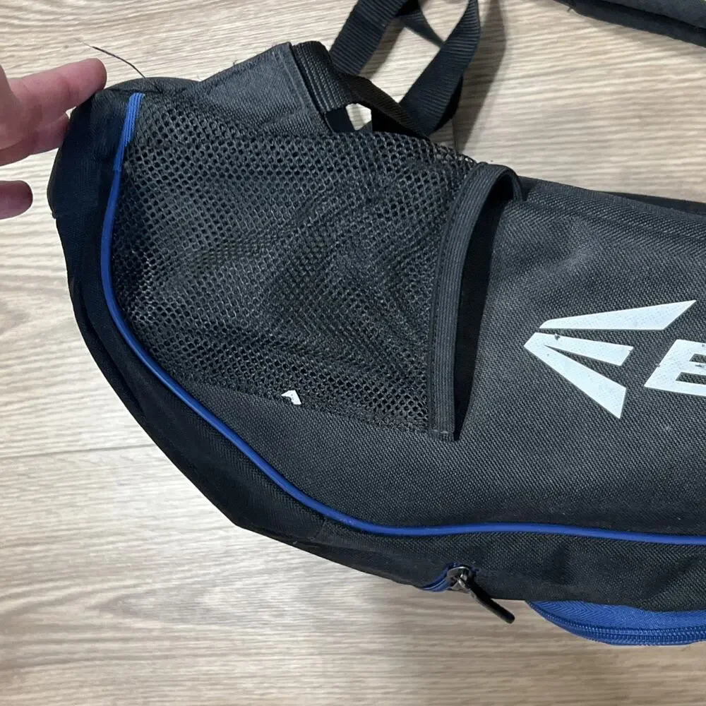 Easton Fence Hanging Baseball Black W/ Blue Trim Backpack